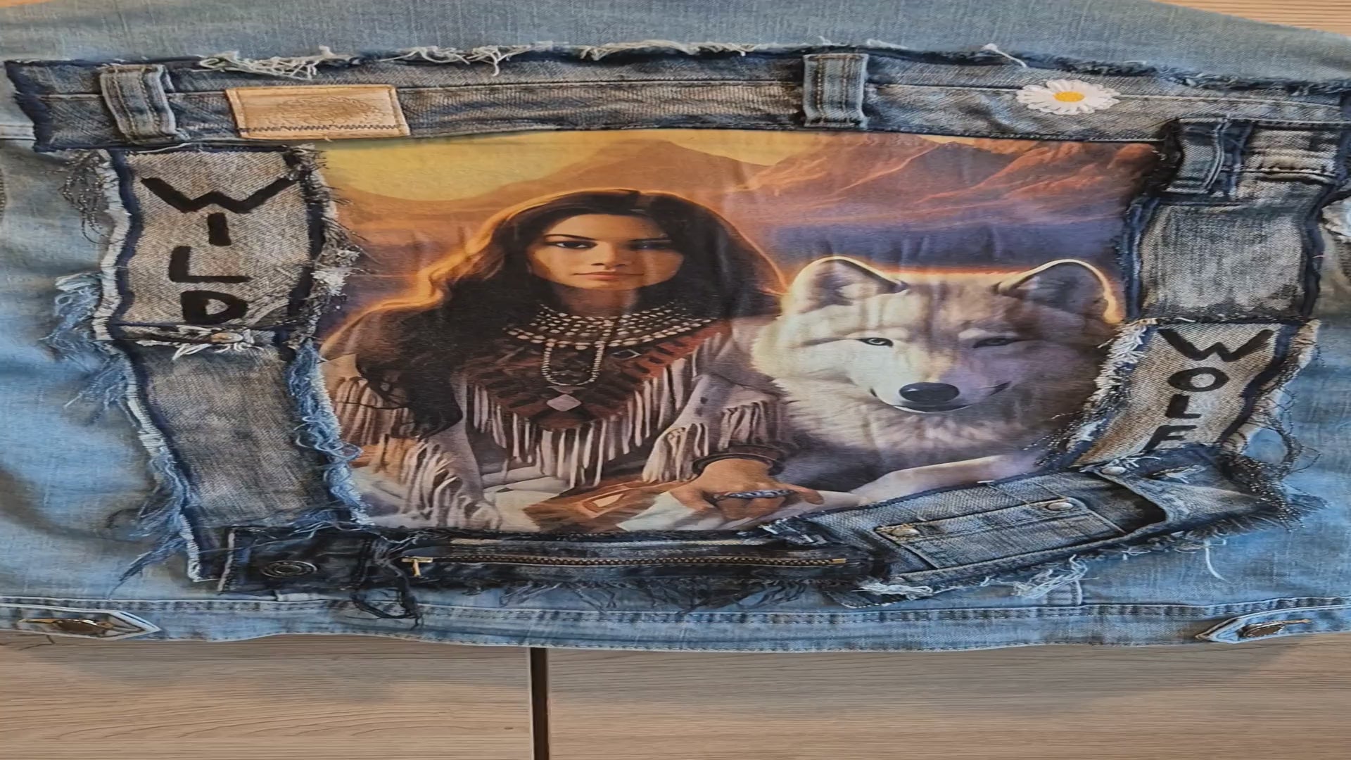 Wild Wolf Denim vest