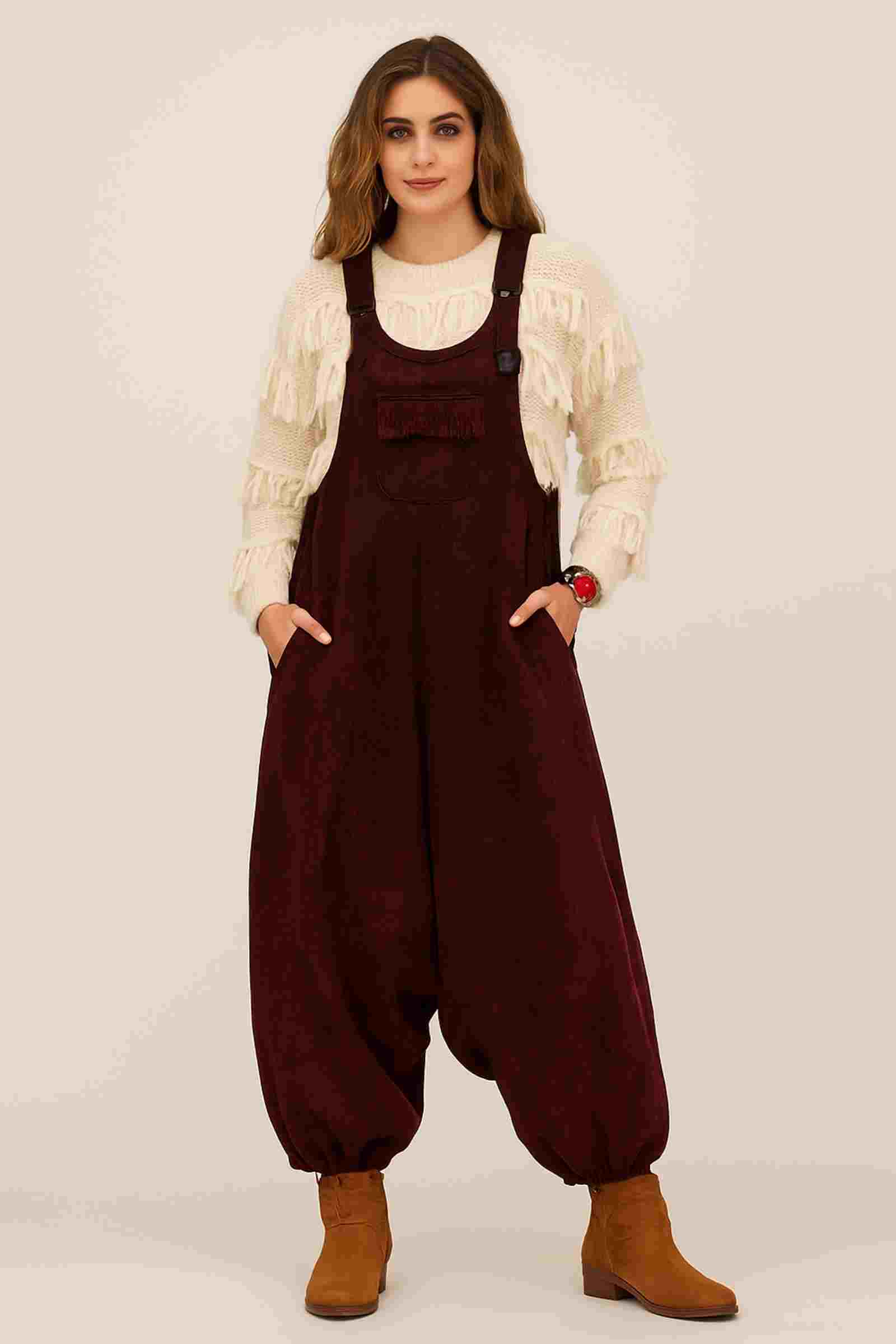 Boho Harem Jumpsuit – Relaxed Fit – Laatste Stuk