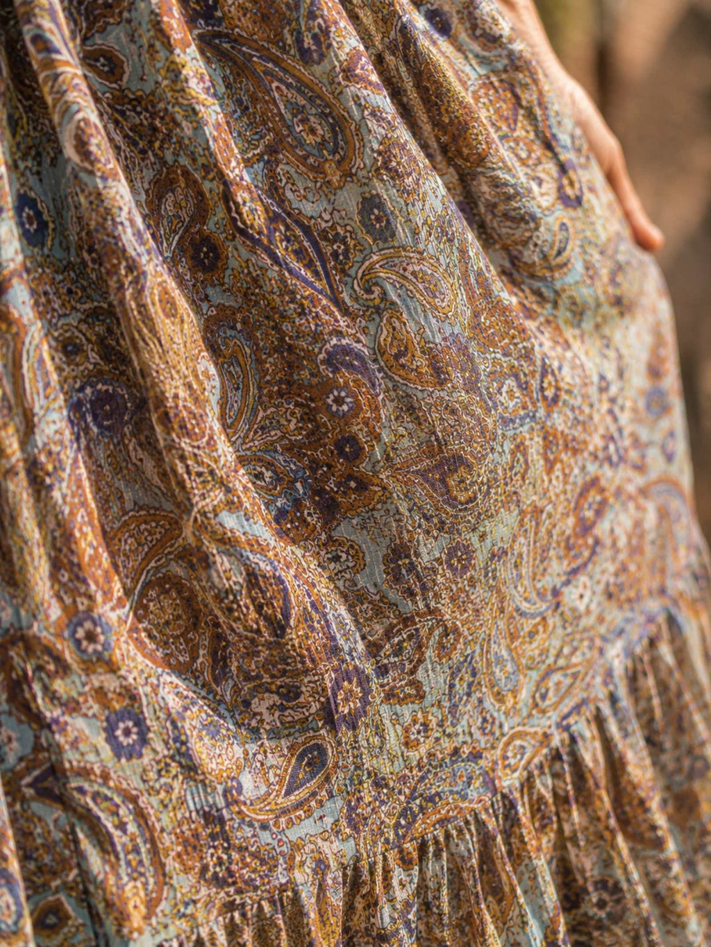Boho Maxi Jurk Silk – One Size