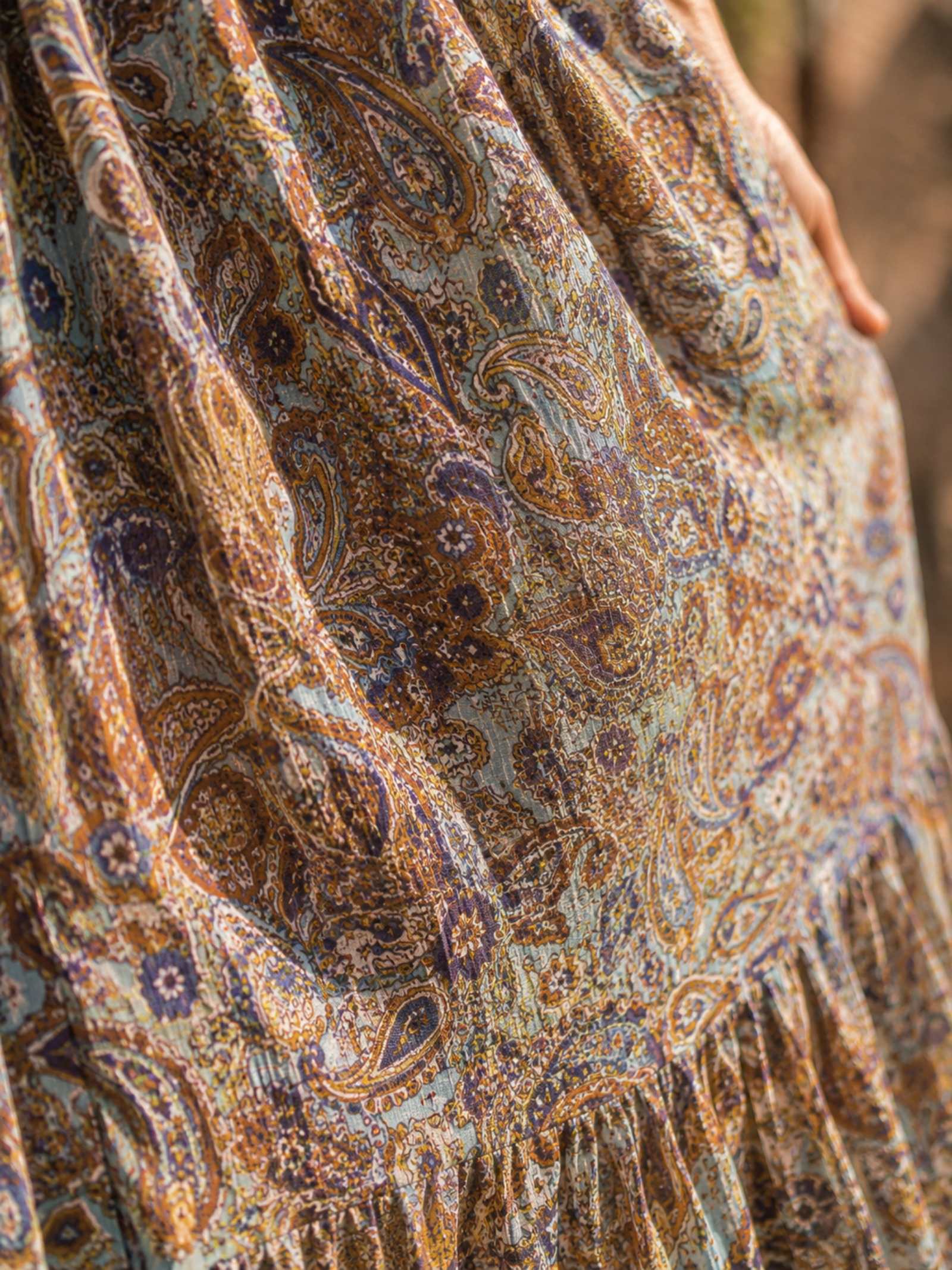 Boho Maxi Jurk Silk – One Size