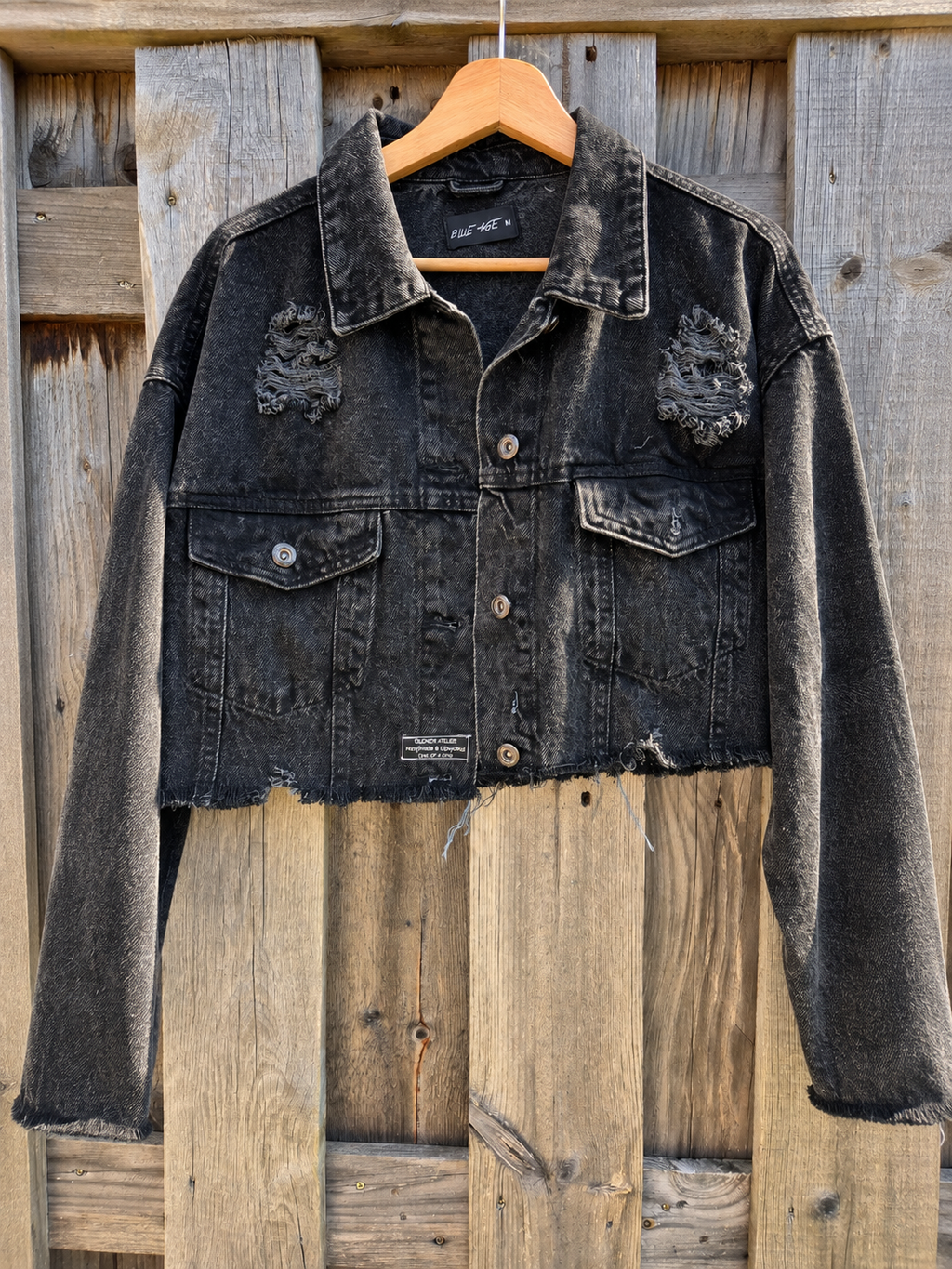 One of a Kind Cowgirl Upcycled Denim Jacket – Handmade