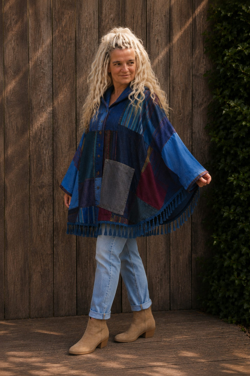 Nomad Spirit– Boho Patchwork Poncho