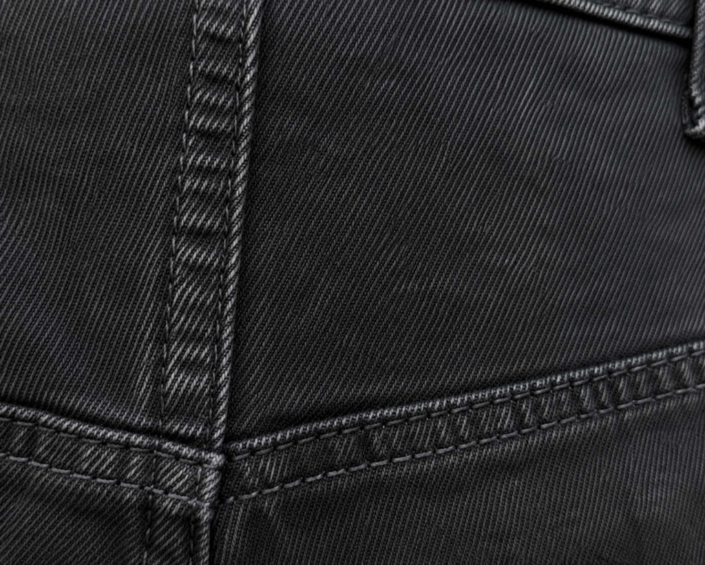 One of a Kind Upcycled Levi's Patchwork Rok – Zwart & Grijs