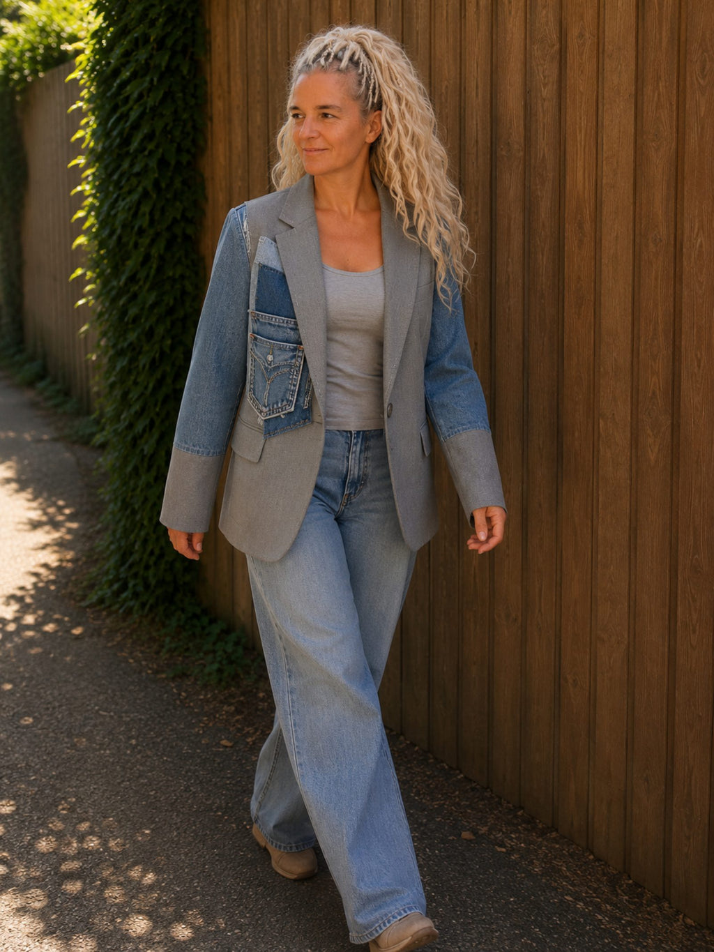 Sfeerfoto van One of a Kind upcycled blazer