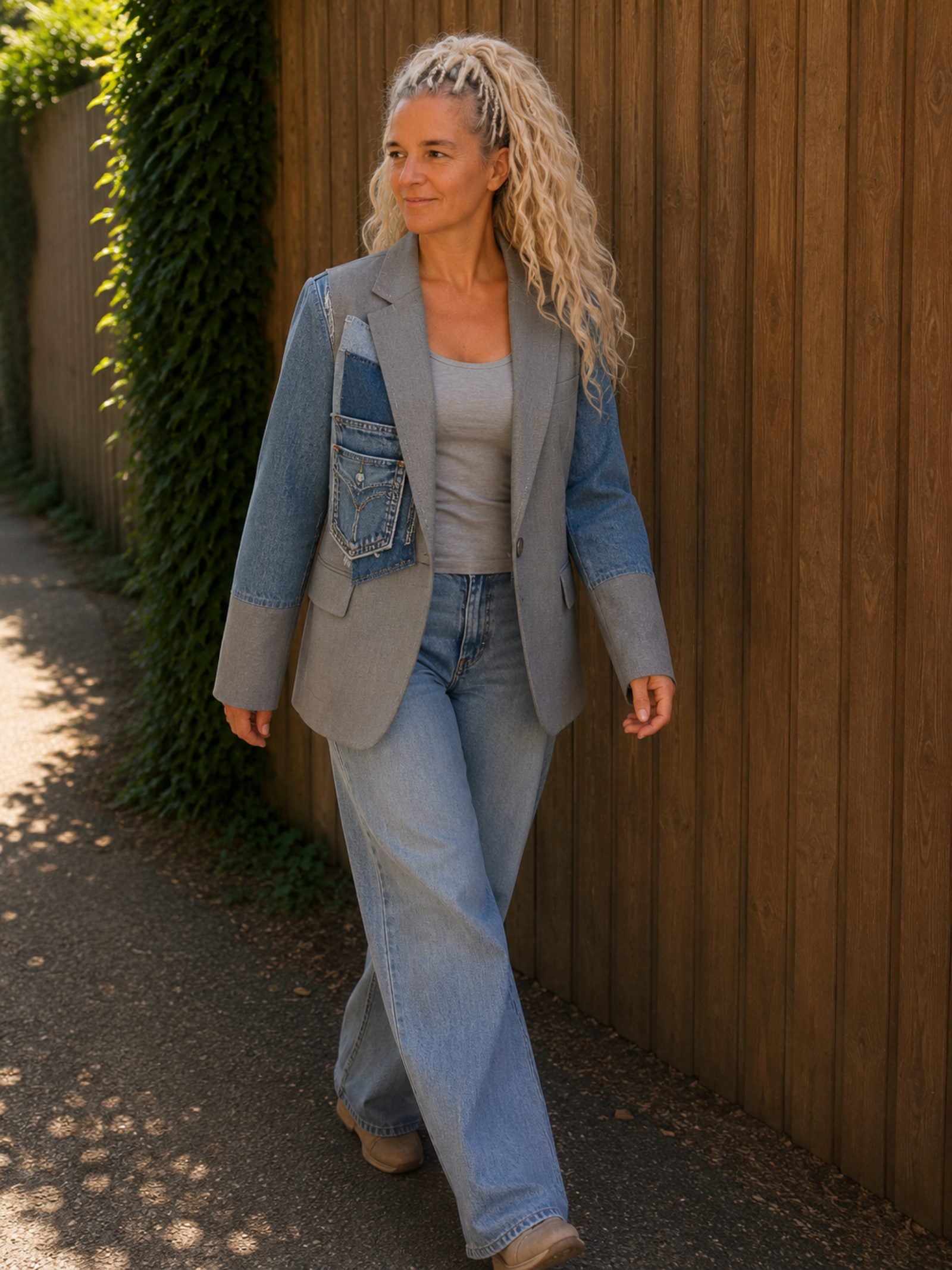Sfeerfoto van One of a Kind upcycled blazer
