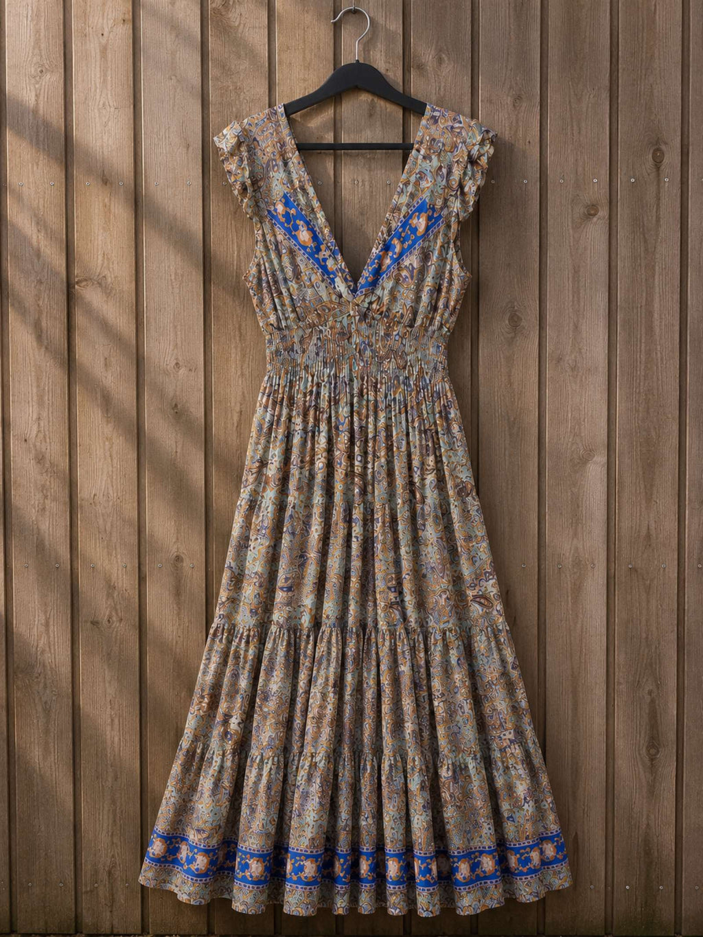 Boho Maxi Jurk Silk – One Size