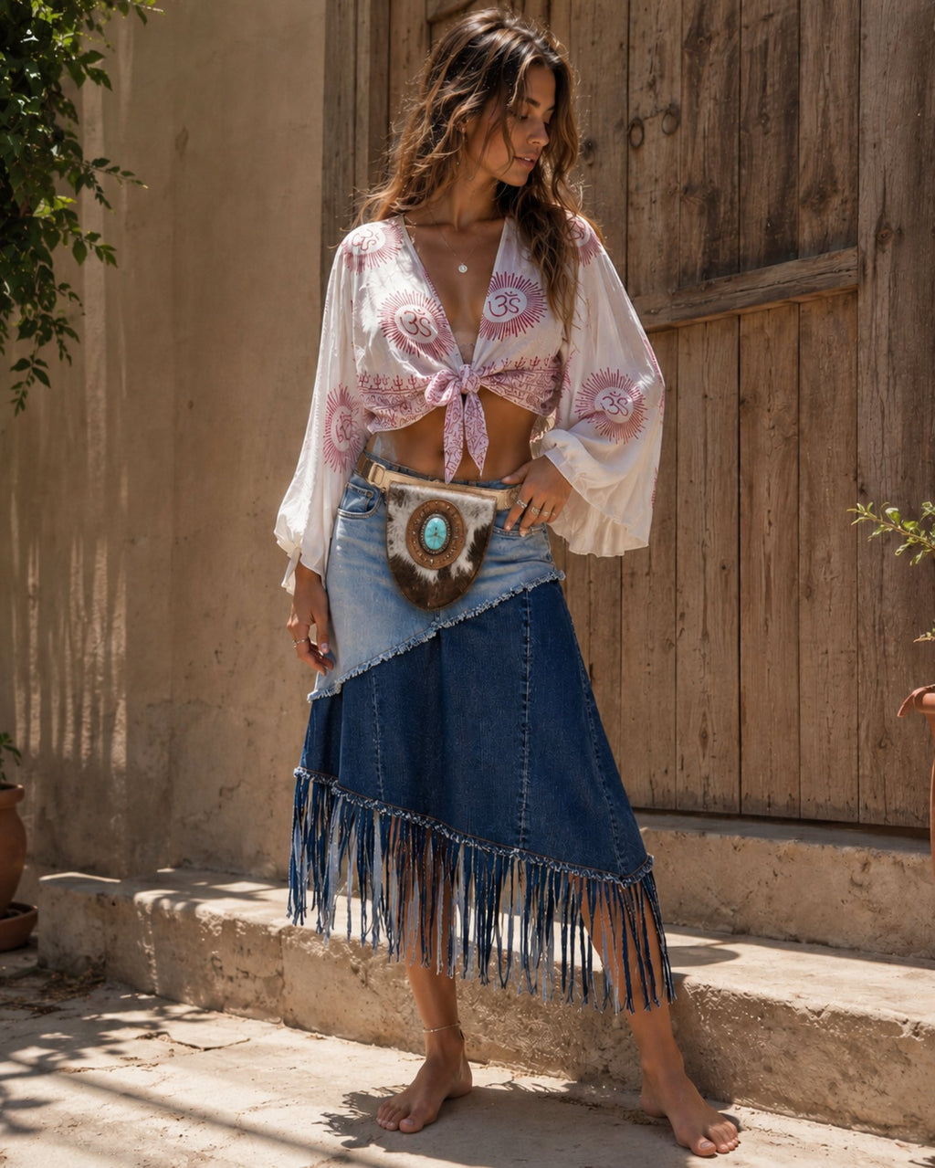 Turquoise Spirit Heuptasje – Boho Festival Style