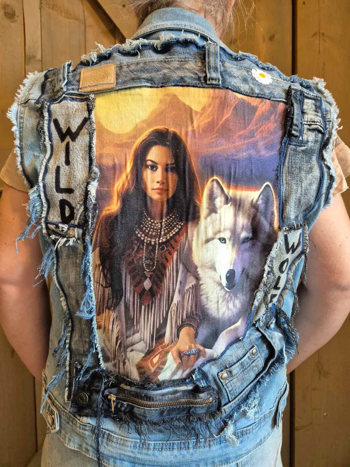 Wild Wolf Denim vest