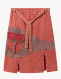 Upcycled Boho Rok “Earth Spirit” – One of a Kind | 100% Katoen