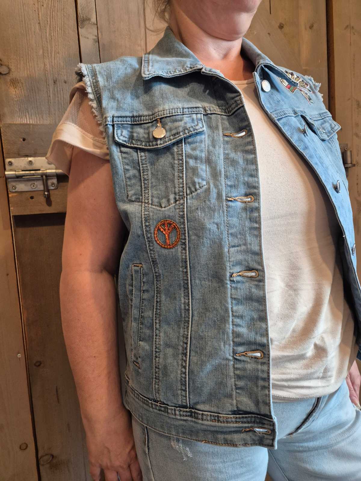 Wild Wolf Denim vest