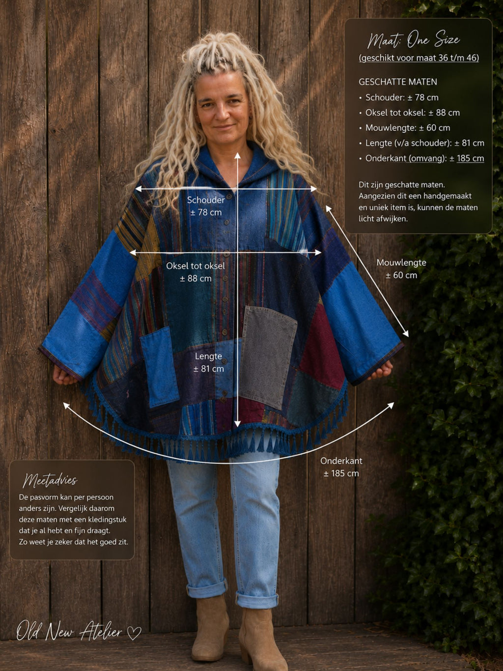 Nomad Spirit– Boho Patchwork Poncho