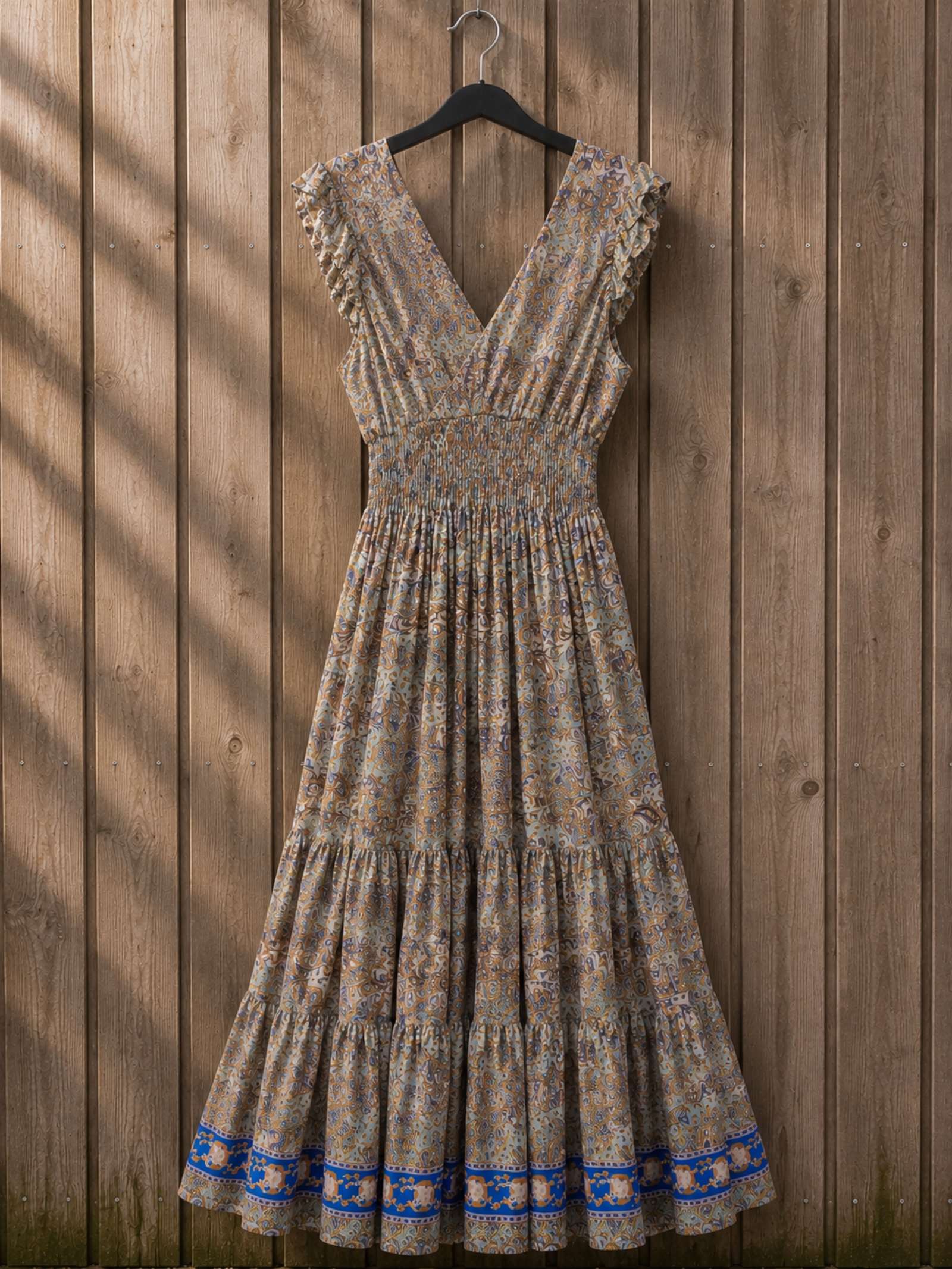 Boho Maxi Jurk Silk – One Size