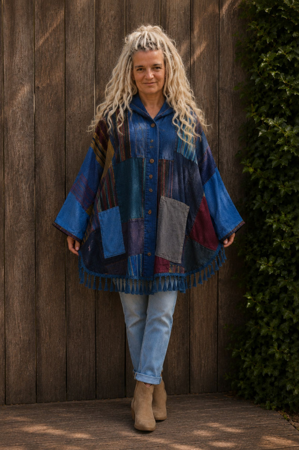 Nomad Spirit– Boho Patchwork Poncho
