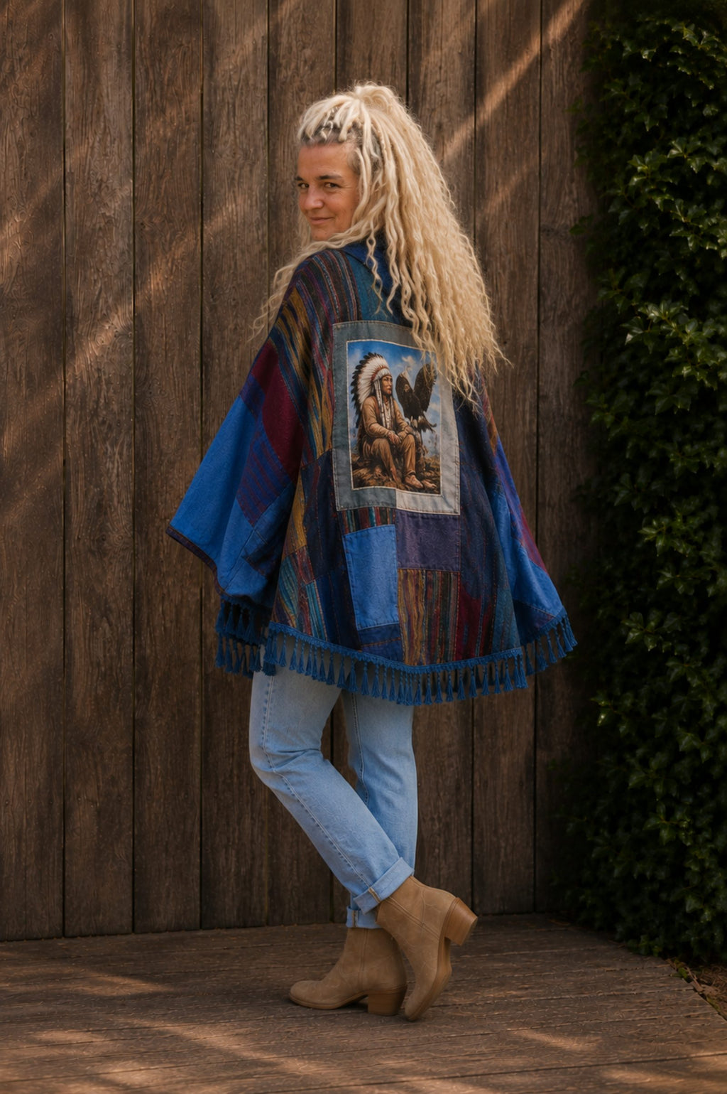 Nomad Spirit– Boho Patchwork Poncho
