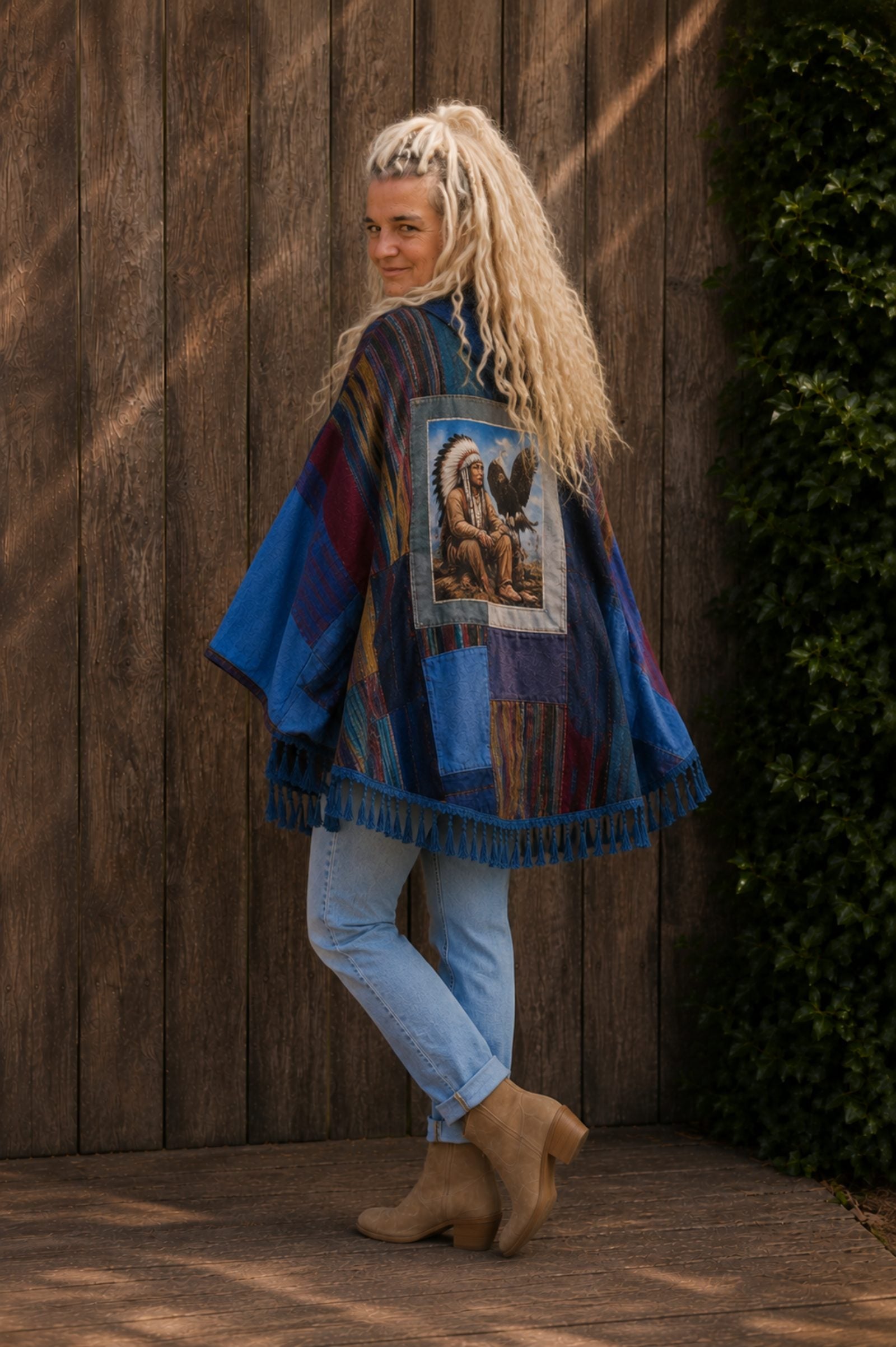 Nomad Spirit– Boho Patchwork Poncho