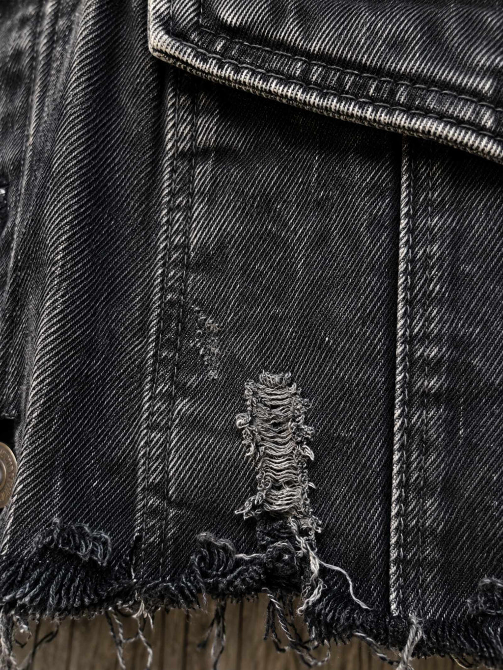 One of a Kind Cowgirl Upcycled Denim Jacket – Handmade