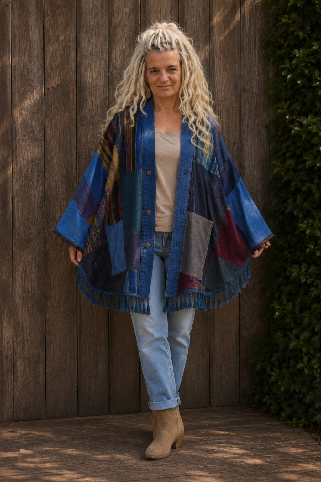 Nomad Spirit– Boho Patchwork Poncho