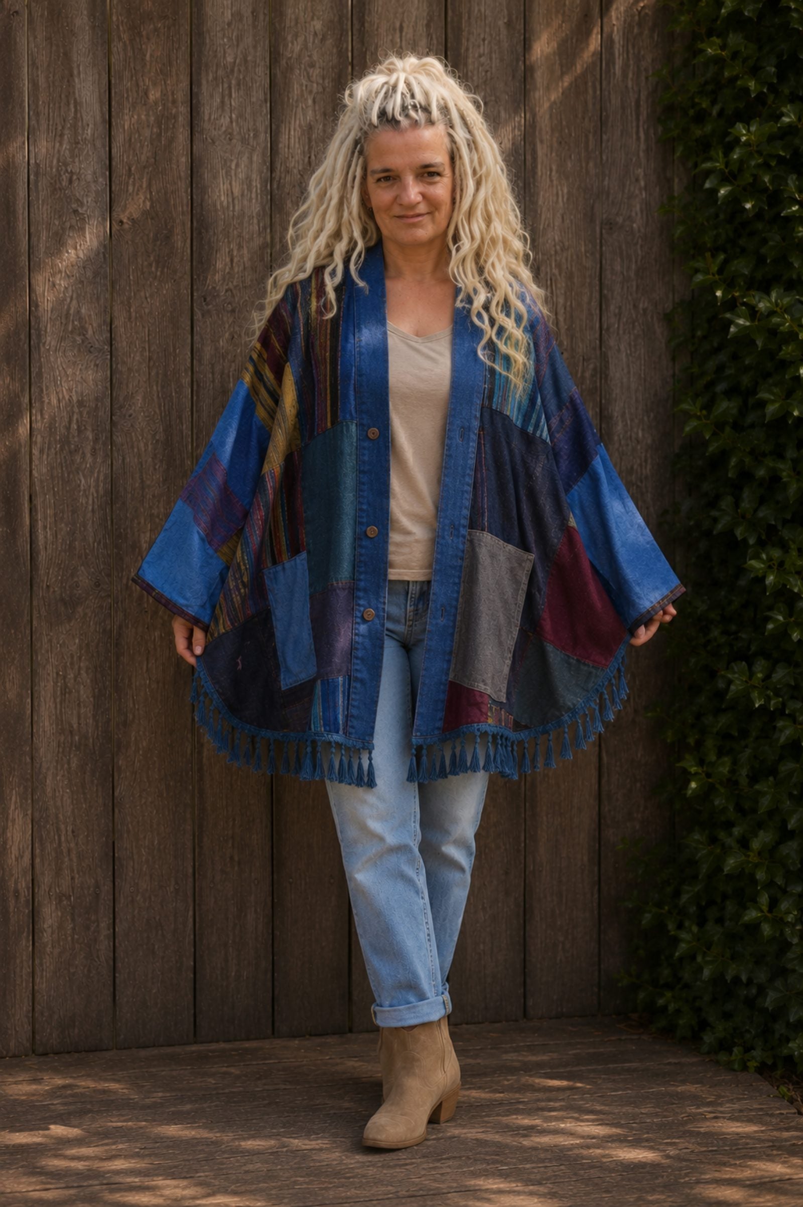 Nomad Spirit– Boho Patchwork Poncho