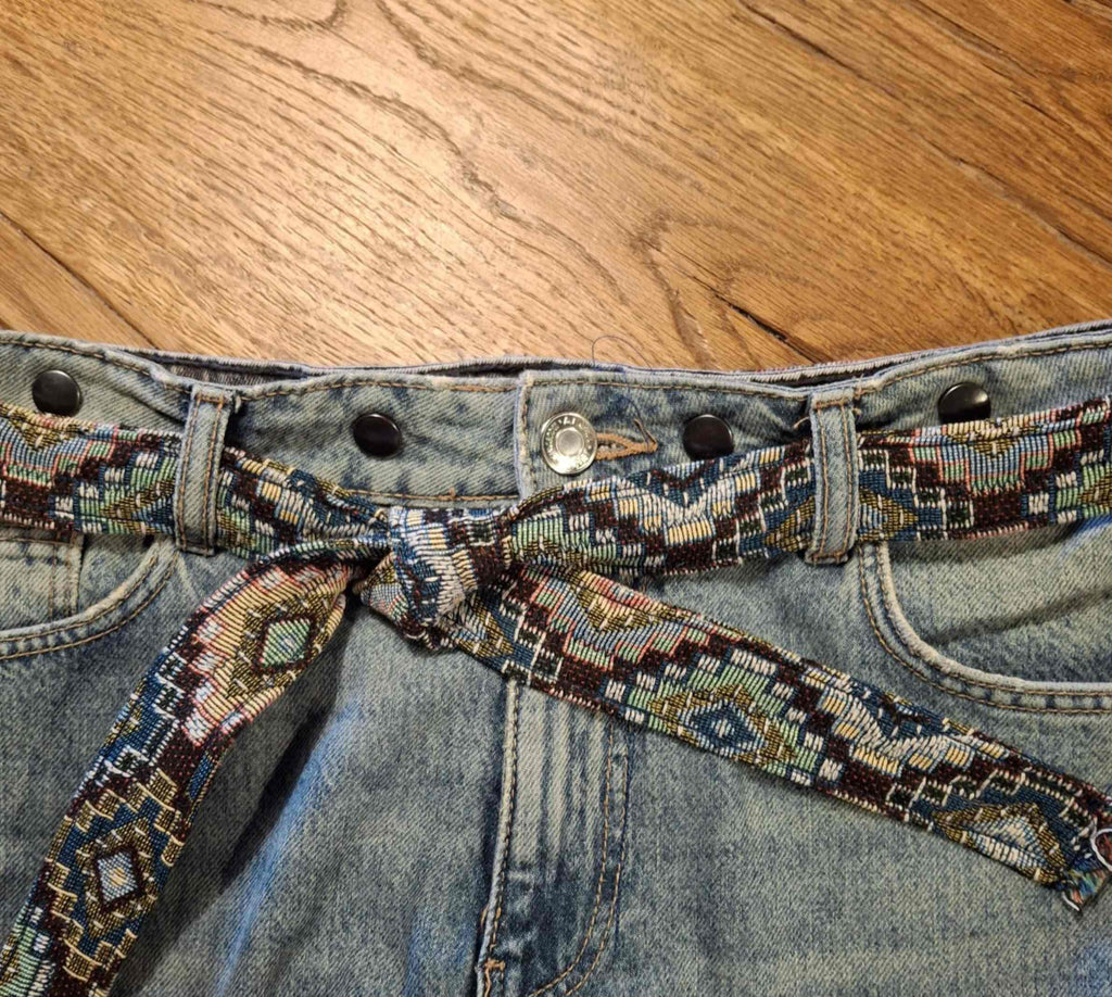 One of a Kind Upcycled Denim Schoudertas