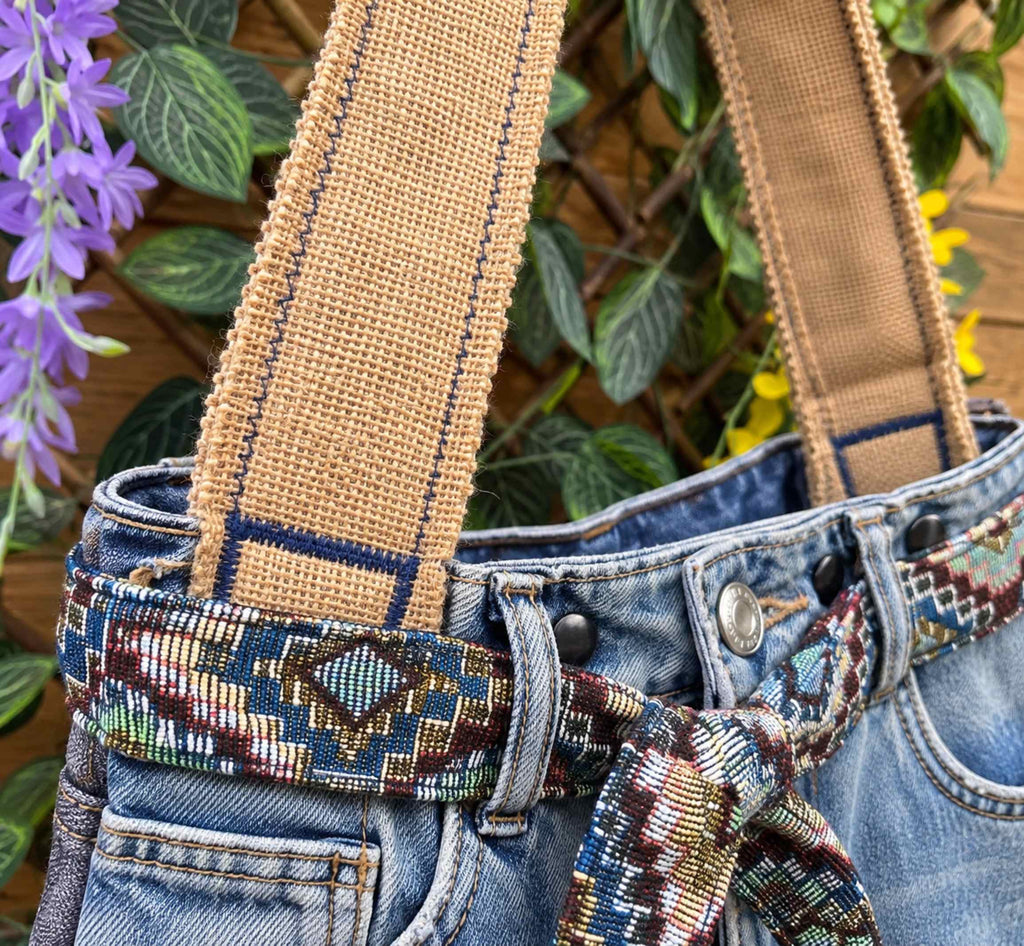 One of a Kind Upcycled Denim Schoudertas
