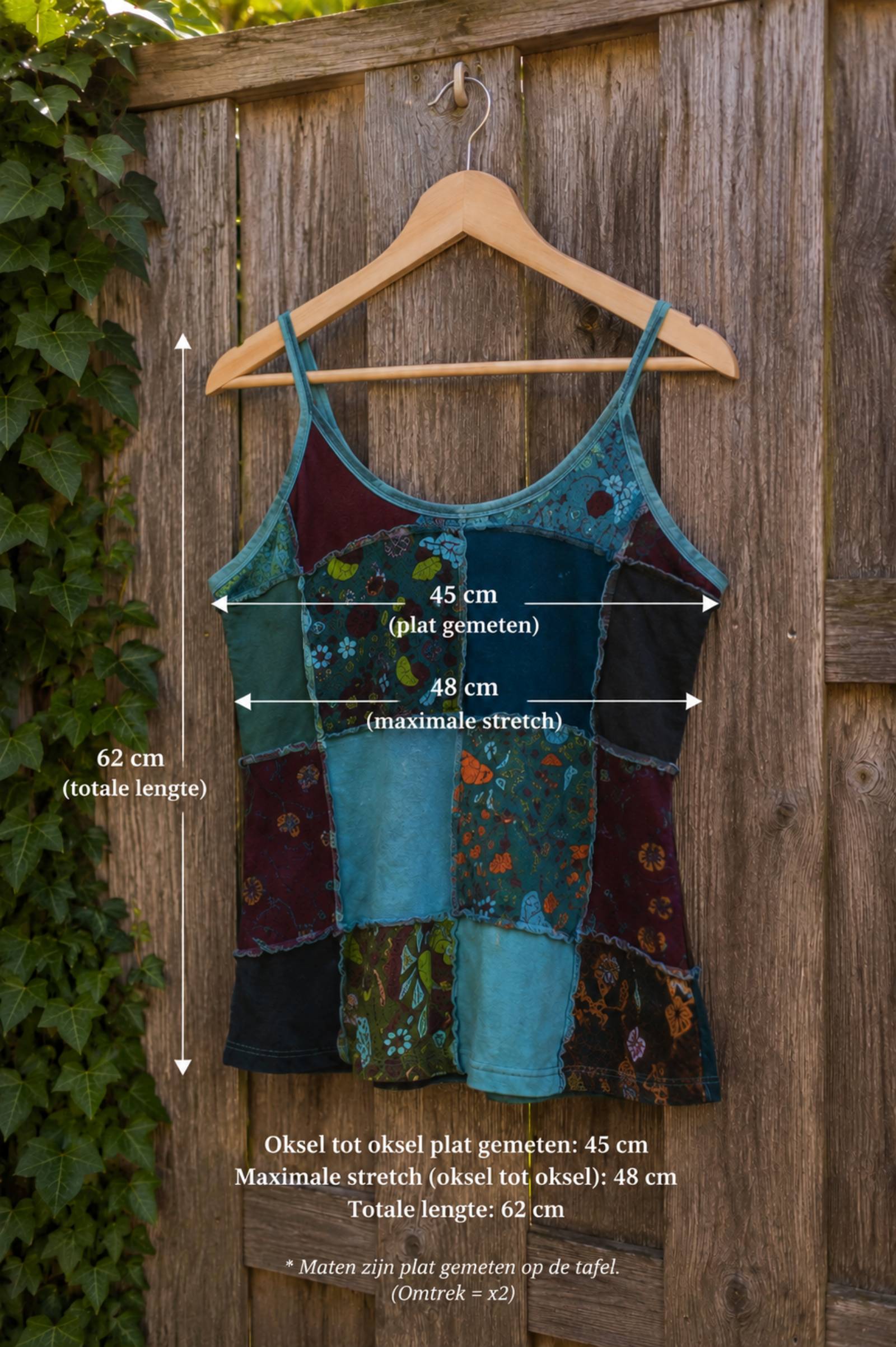 Boho Patchwork Set – Top & Rok van 100% Katoen